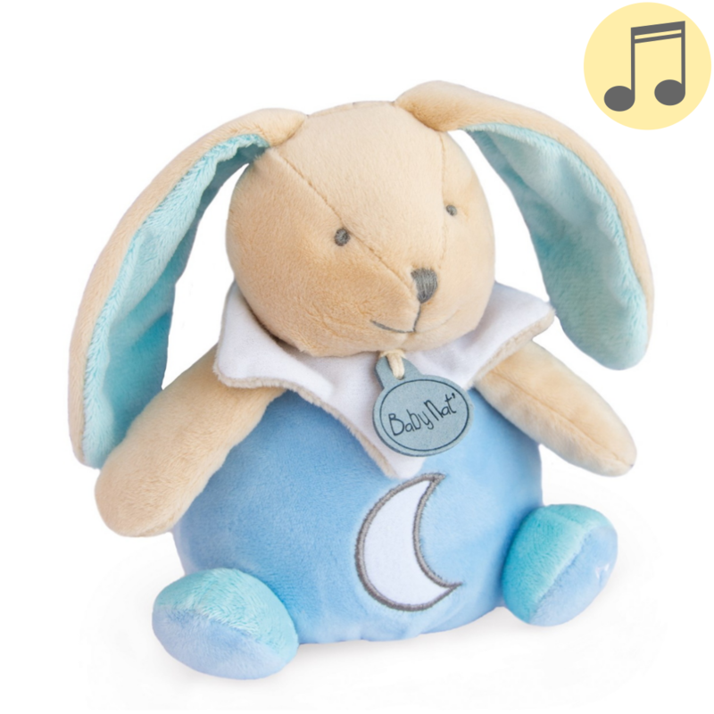 Les luminescents musical box rabbit blue 